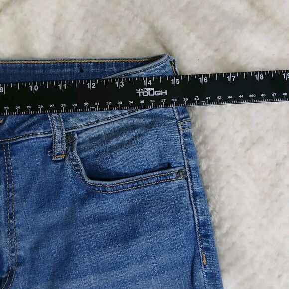 Kut Women's Stella Blue Jeans Raw Hem Wide Leg Size 6 Comfort Everyday Wear - Picture 11 of 16